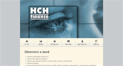 Desktop Screenshot of hchfinance.cz